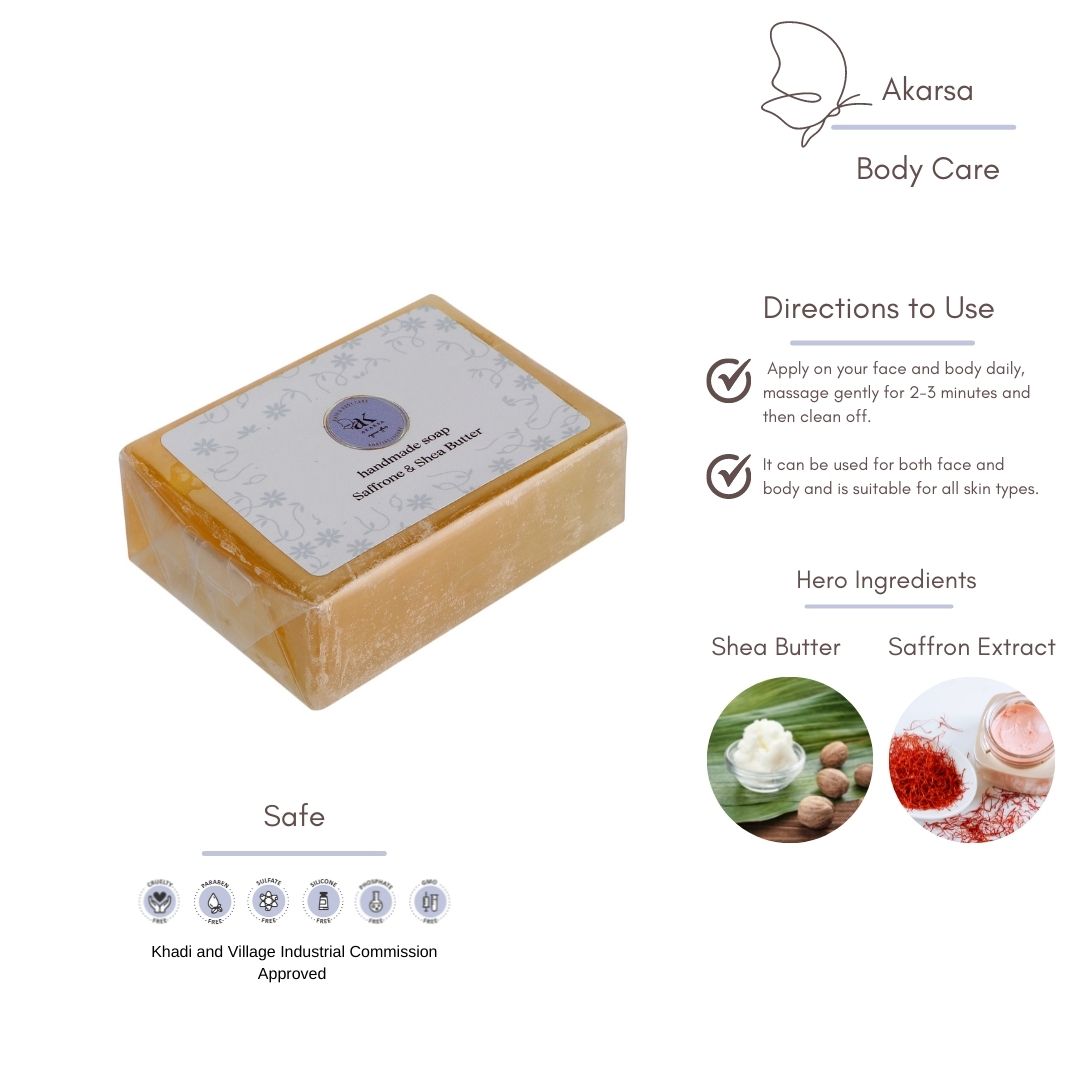 Saffrone & Shea Butter Handmade Soap