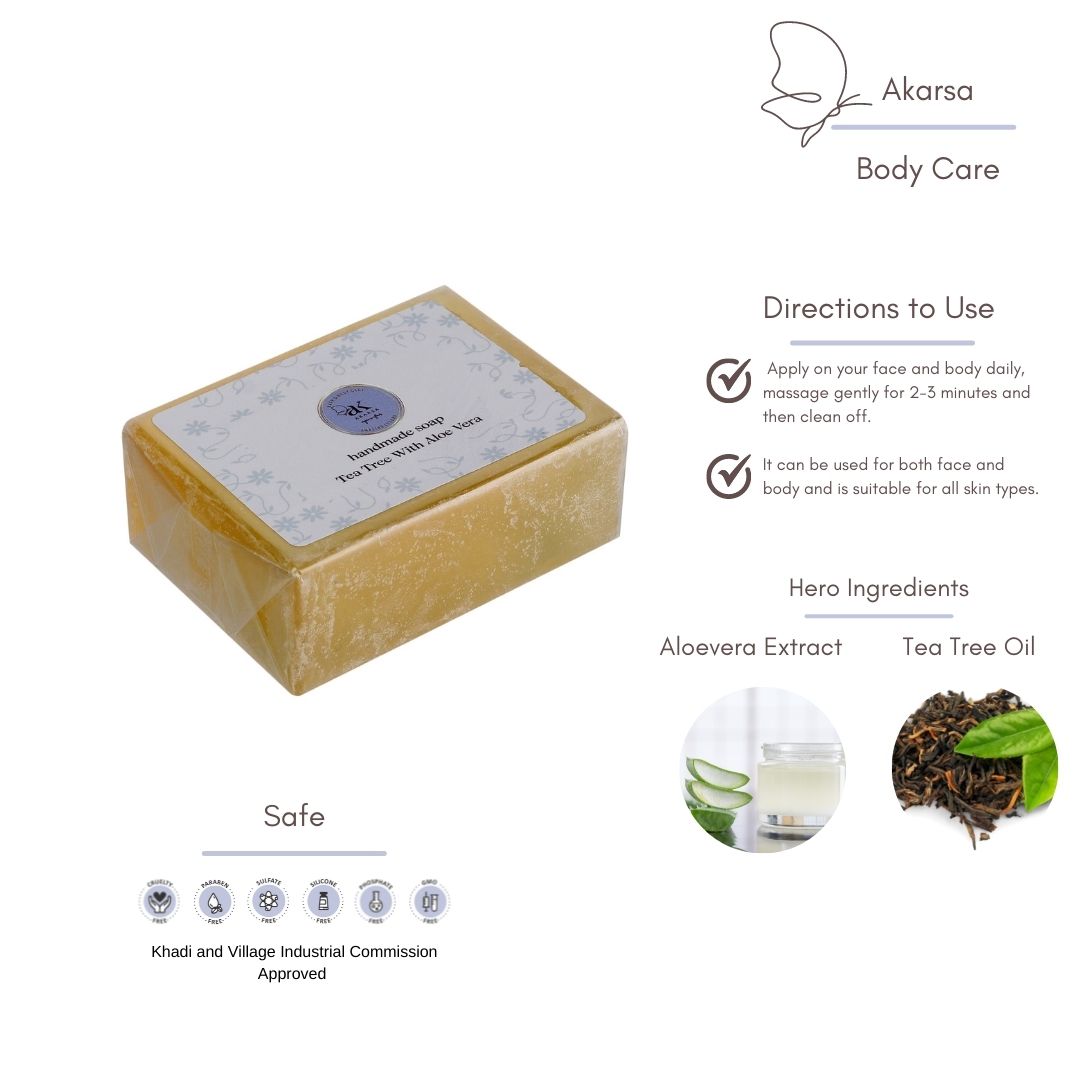 Tea Tree With Aloe Vera Handmade Soap