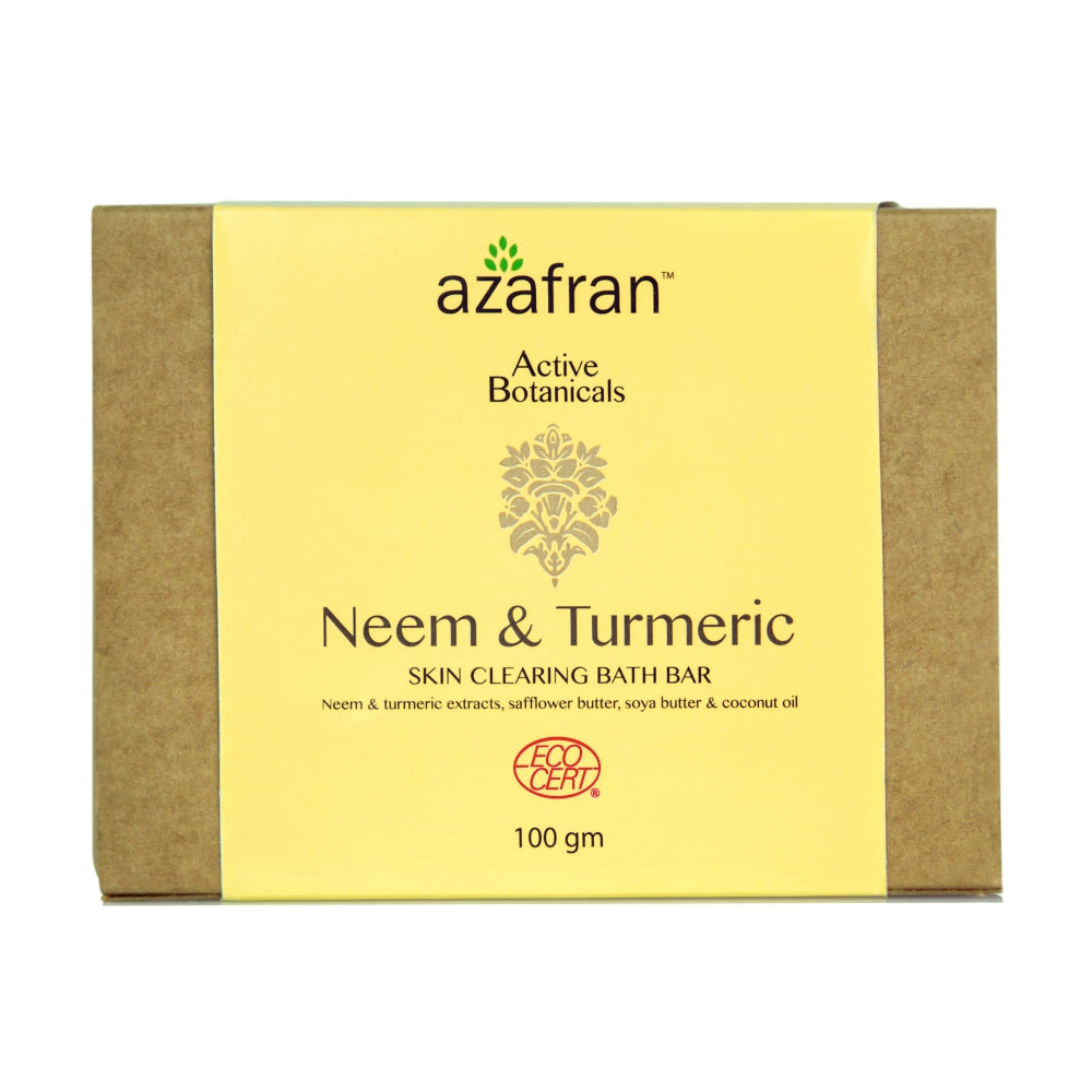 Organic Neem & Turmeric Skin Clearing Bath Bar - 100gm