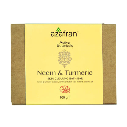 Organic Neem & Turmeric Skin Clearing Bath Bar - 100gm