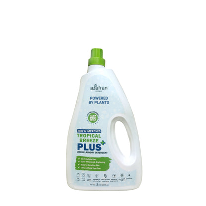 New & Improved Tropical Breeze Plus 8 in 1 Plant Based Liquid Laundry Detergent  2L