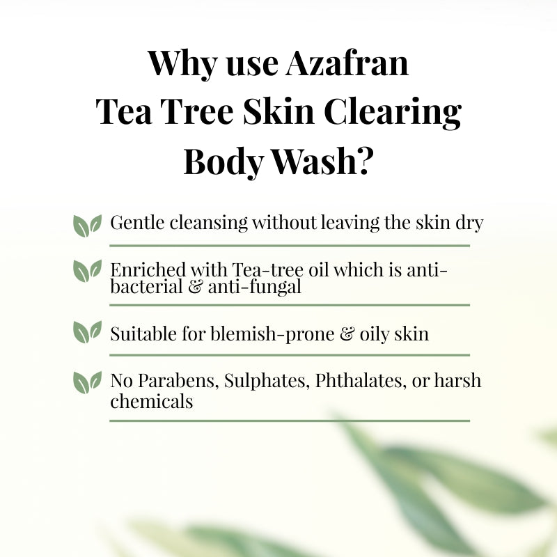 Organic Tea Tree Skin Clearing Body Wash 100GM