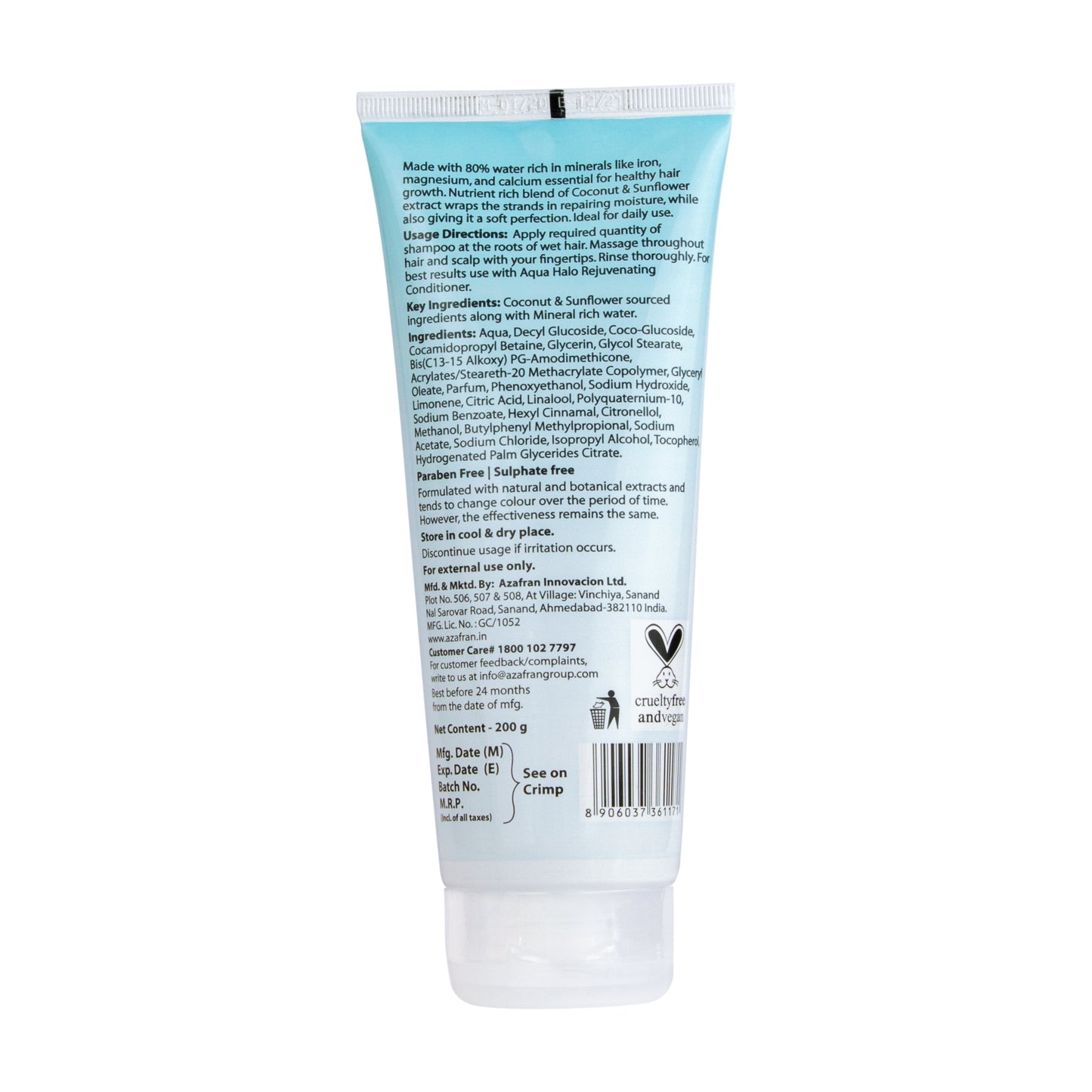 Aqua Halo Scalp Rejuvenating Shampoo 200GM