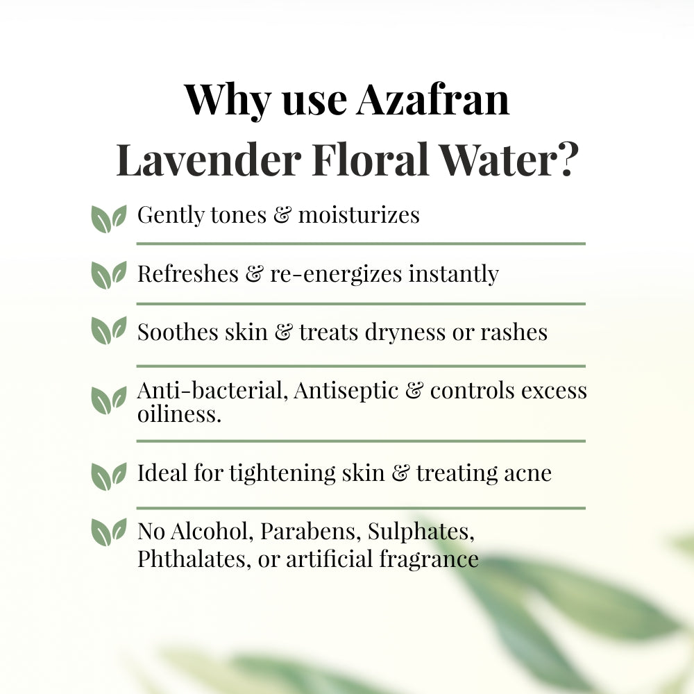 Organic Lavender Floral Water 200ML